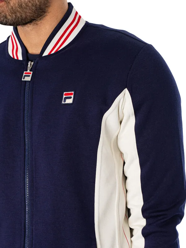 Fila Settanta Track Jacket - Peacoat/Gardenia/Chinese Red