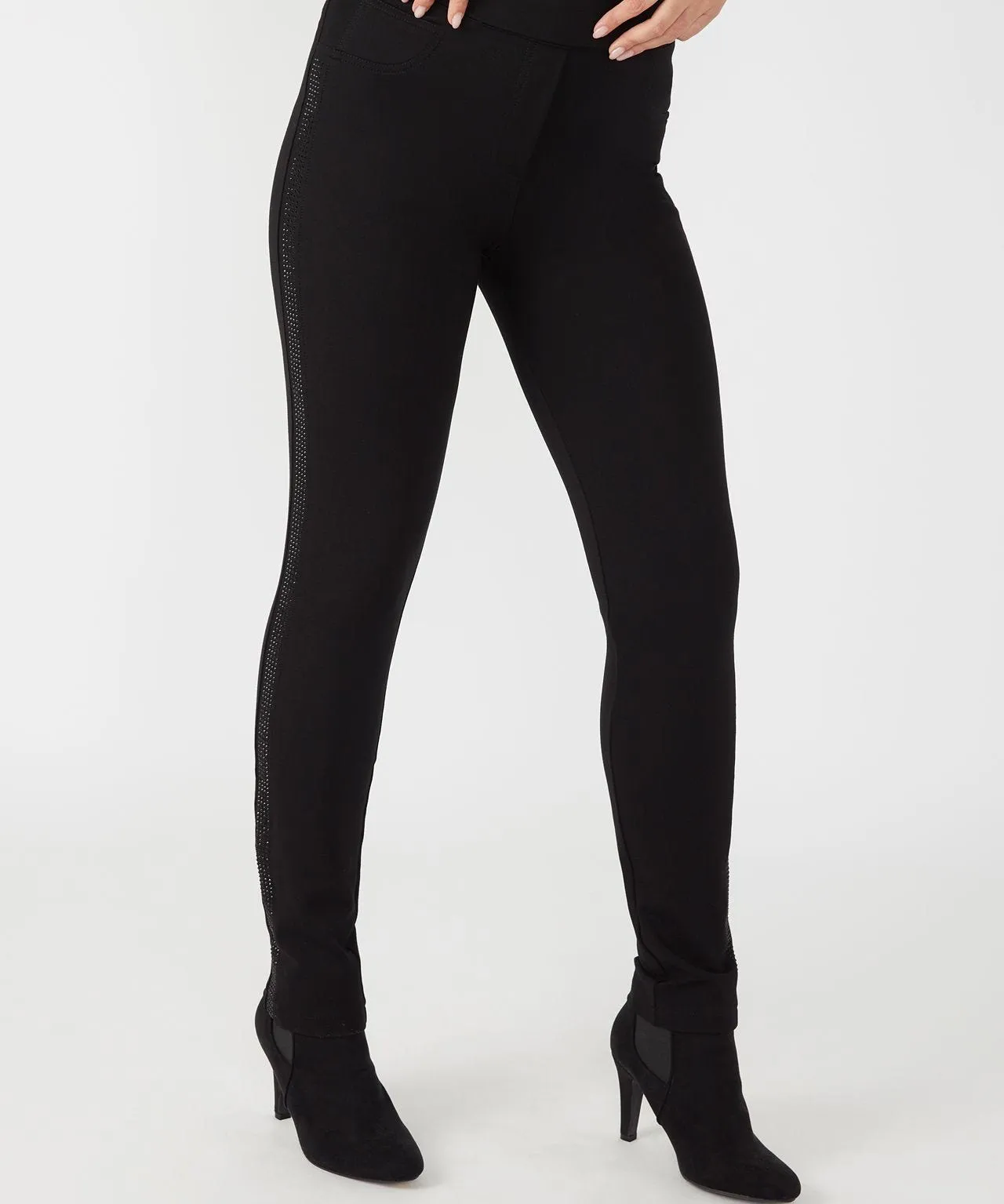 First Avenue Sparkle Detail Ponte Leggings