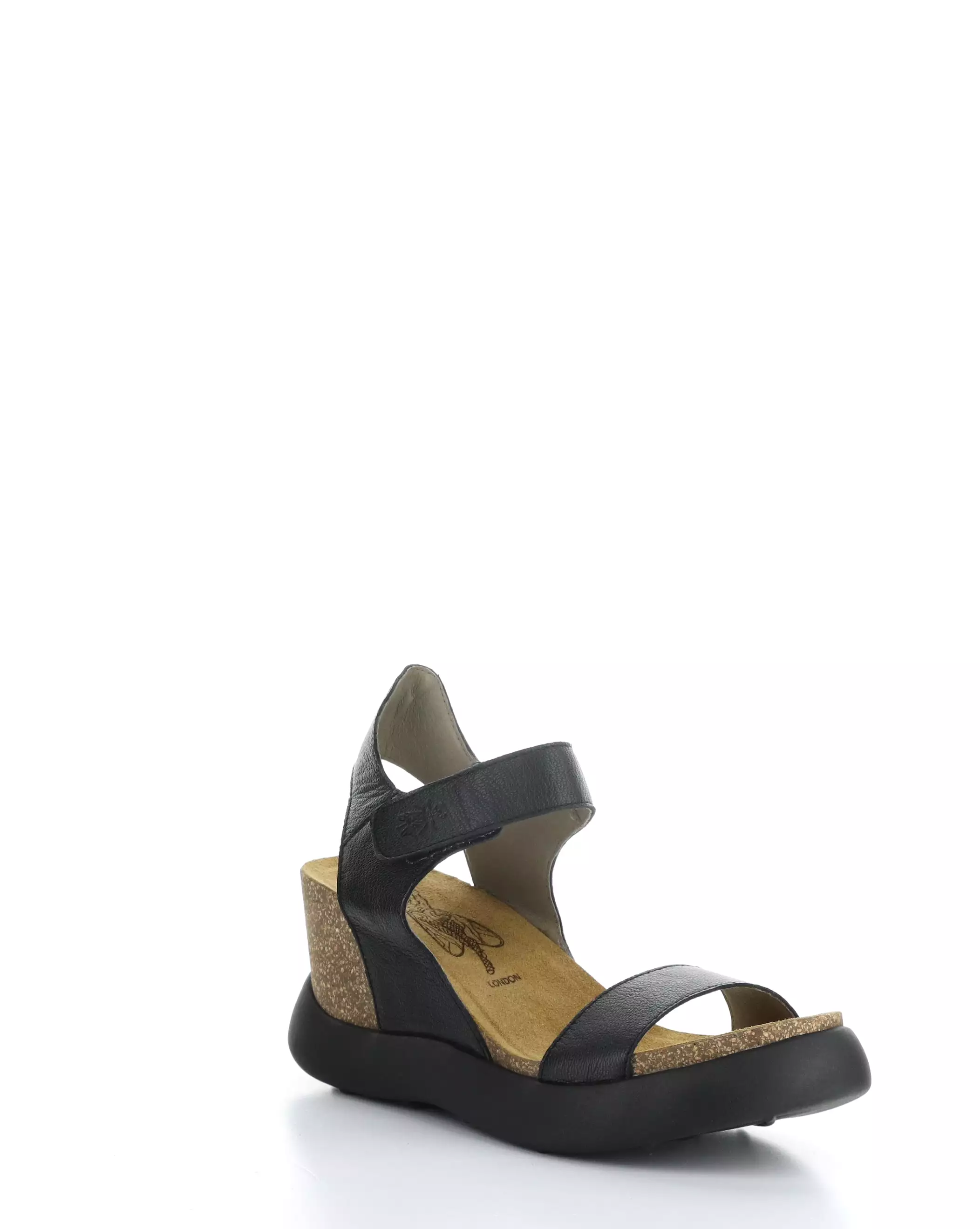 GOGO967FLY 000 BLACK Velcro Sandals