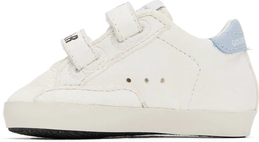 Golden Goose Baby White School Sneakers