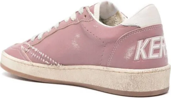 Golden Goose Ball Star leather sneakers Pink