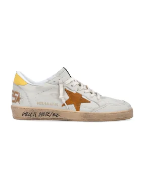 GOLDEN GOOSE Ballstar Distressed Leather Sneakers