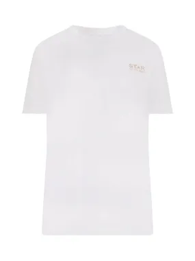 Golden Goose Deluxe Brand Logo Printed Crewneck T-Shirt