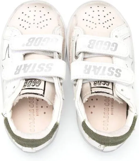 Golden Goose Kids Sstar touch-strap sneakers White