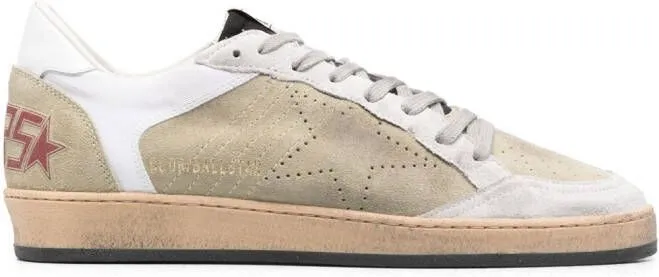 Golden Goose multi-panel lace-up sneakers Neutrals