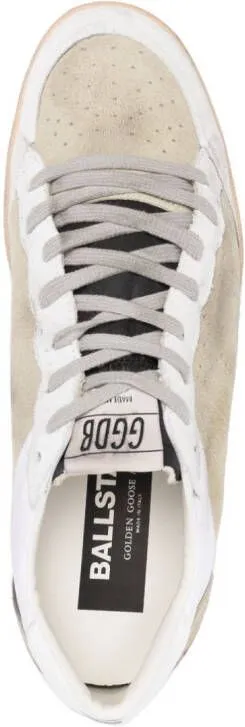 Golden Goose multi-panel lace-up sneakers Neutrals