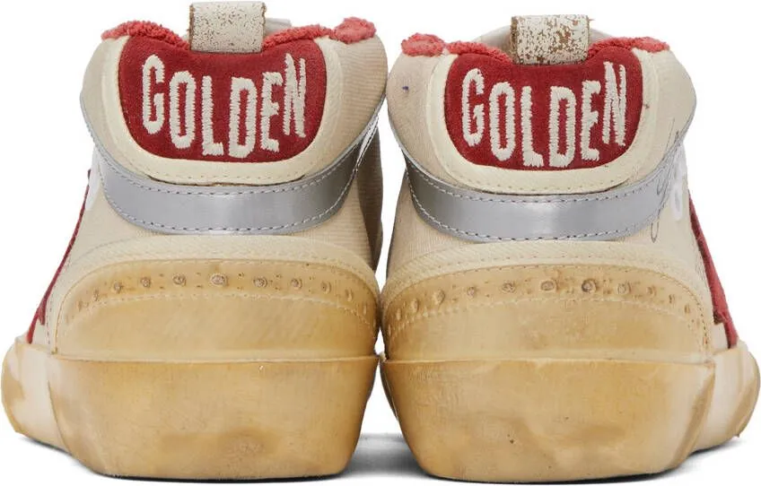 Golden Goose Off-White Mid Star Sneakers