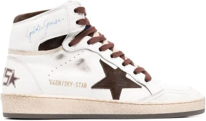 Golden Goose Sky-Star high-top sneakers White