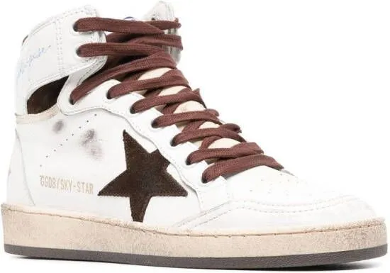 Golden Goose Sky-Star high-top sneakers White