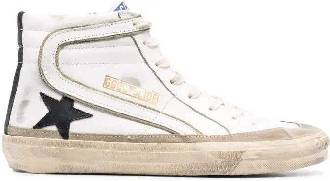 Golden Goose Slide high-top sneakers White