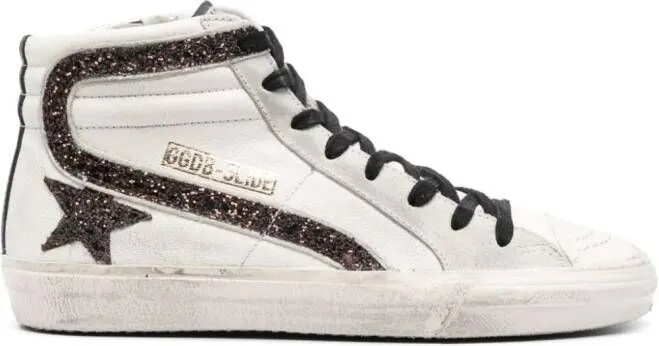 Golden Goose Slide sequin-embellished sneakers White