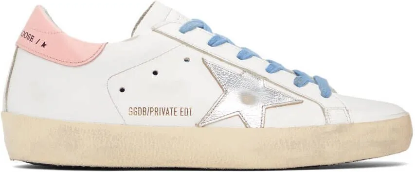 Golden Goose SSENSE Exclusive White Super-Star Sneakers