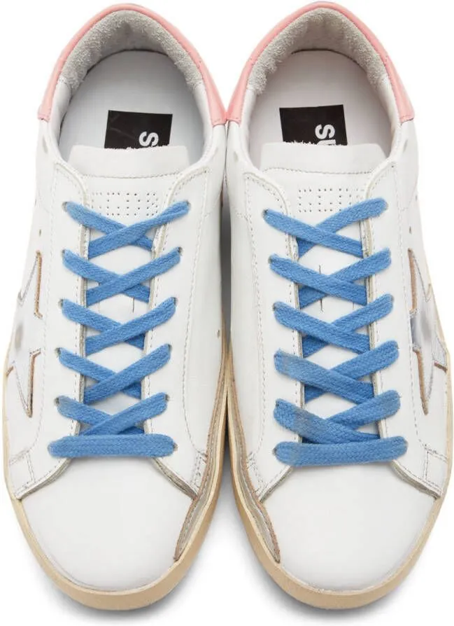 Golden Goose SSENSE Exclusive White Super-Star Sneakers