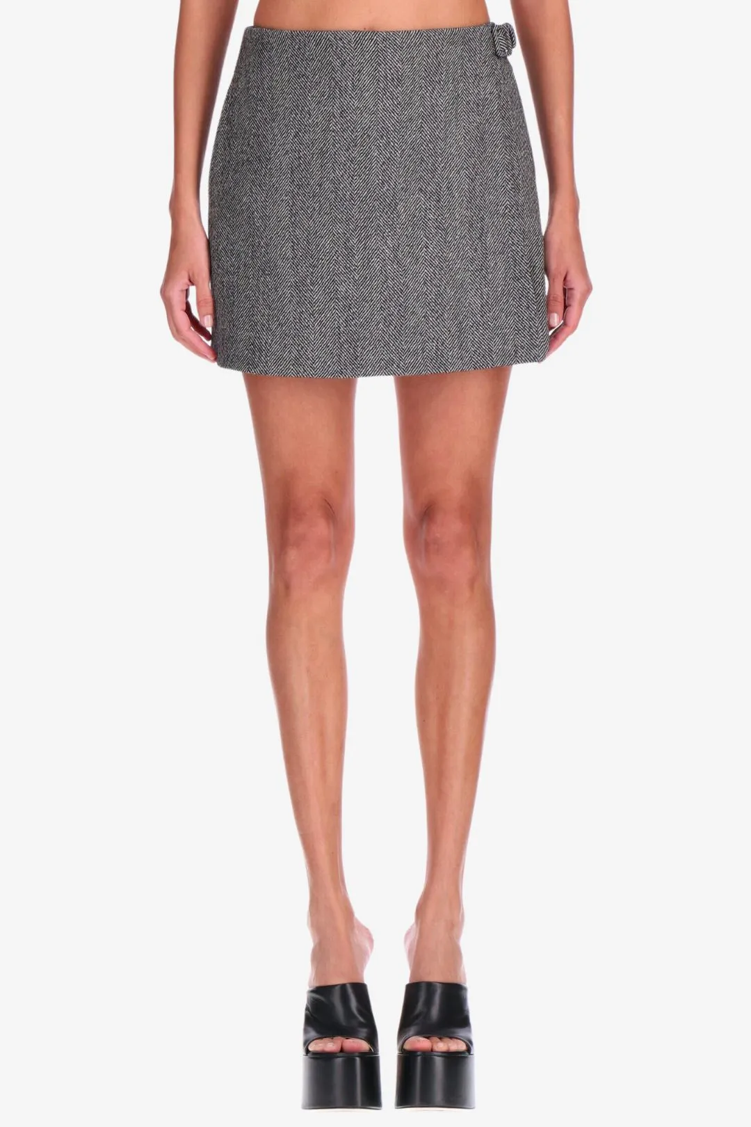 Grey Mini Skirt