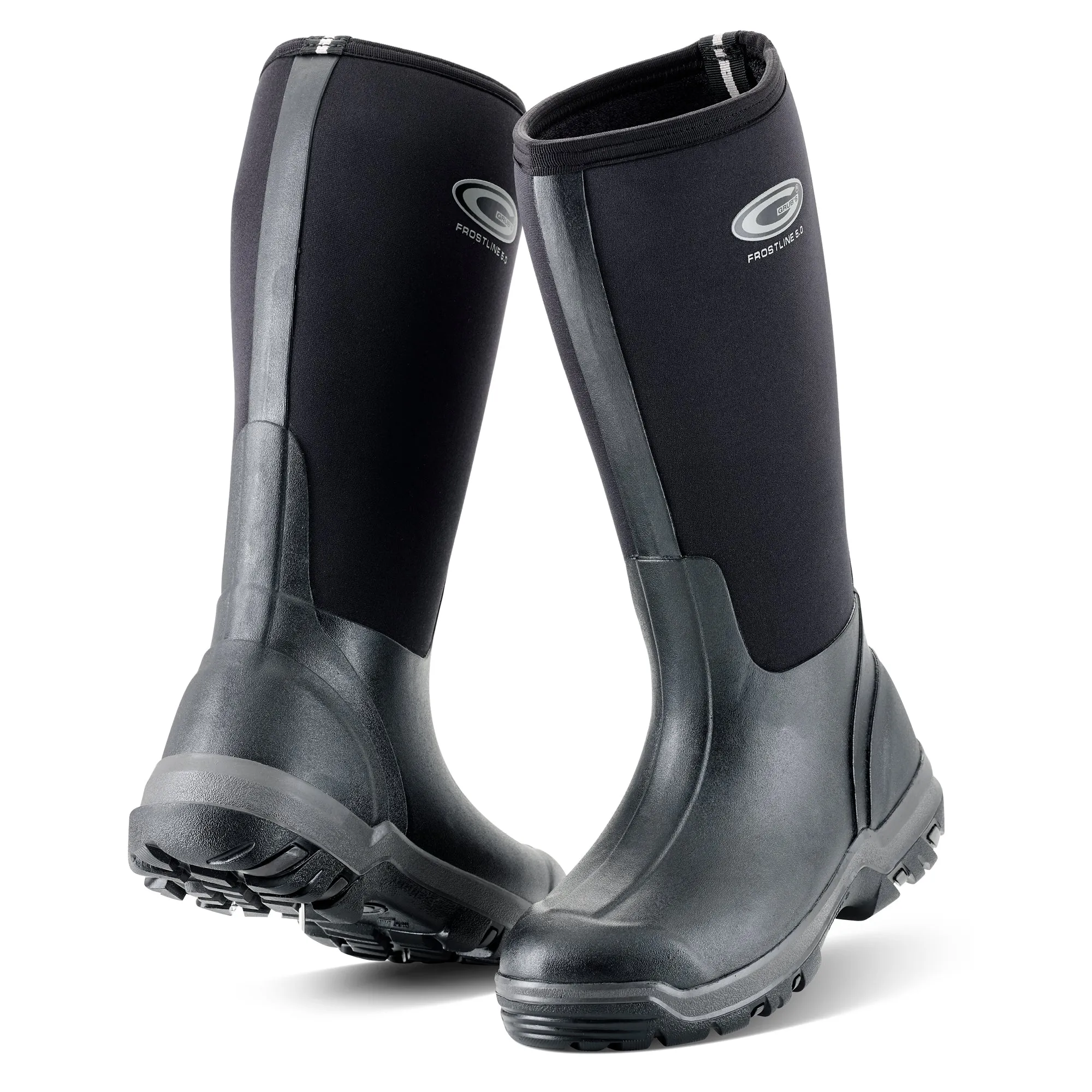 Grubs Boots Frostline Unisex Classic Wellies - Black