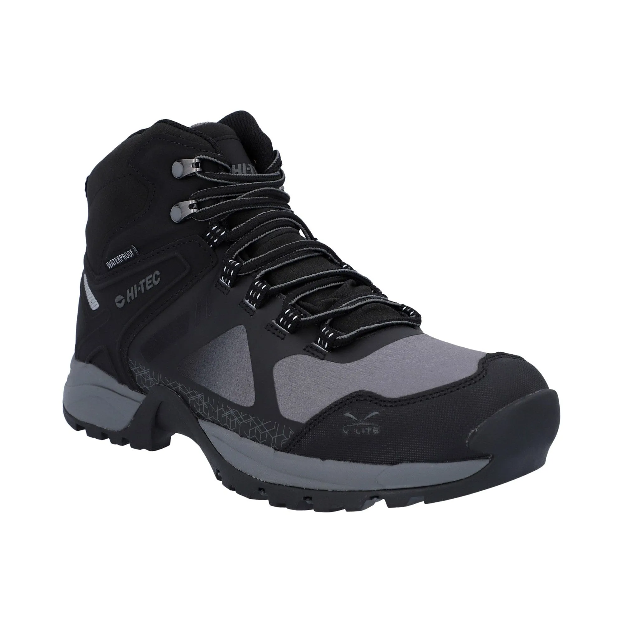 Hi-Tec V-Lite Psych Mens Boots - Black/Dark Grey