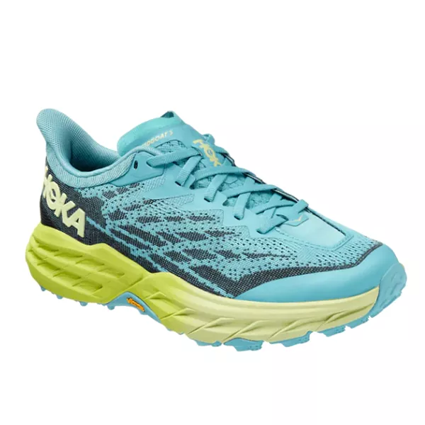 HOKA Women's Speedgoat 5 Coastal Shade/Green Glow