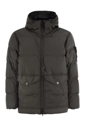 HOODED DOWN JACKET