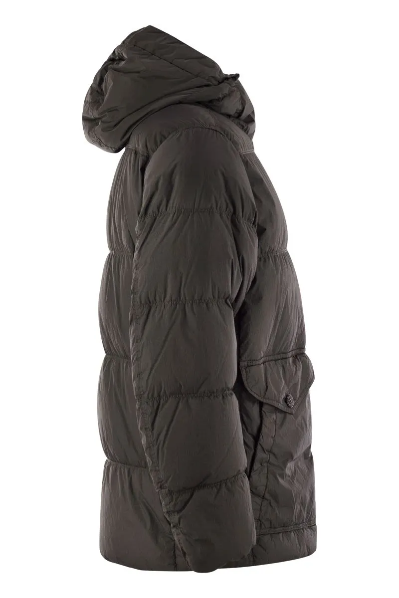 HOODED DOWN JACKET