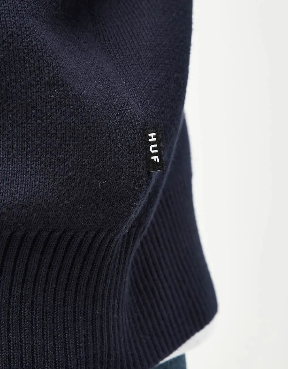 HUF Outlines Crewneck Sweater - Navy