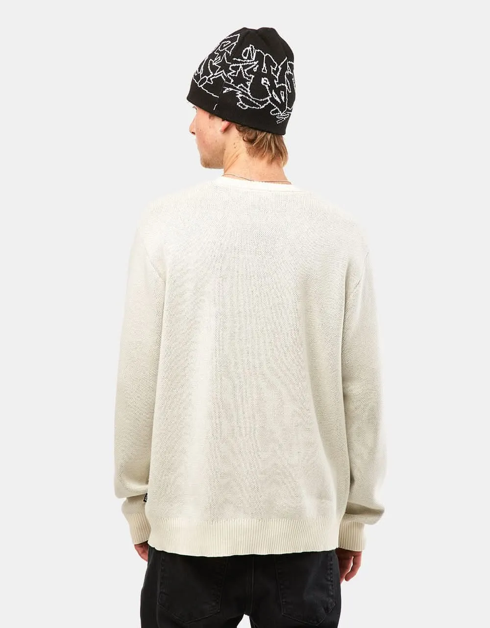 HUF Song Intarsia Sweater - Linen