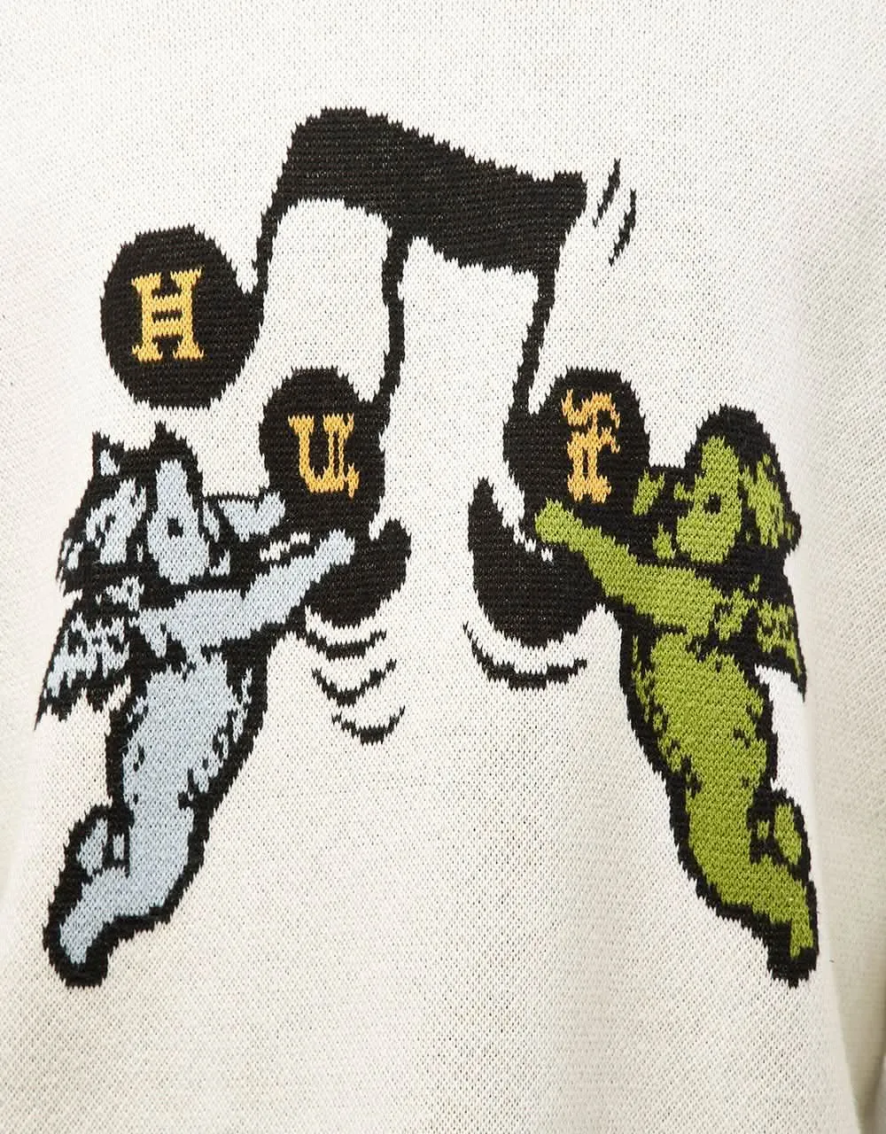 HUF Song Intarsia Sweater - Linen