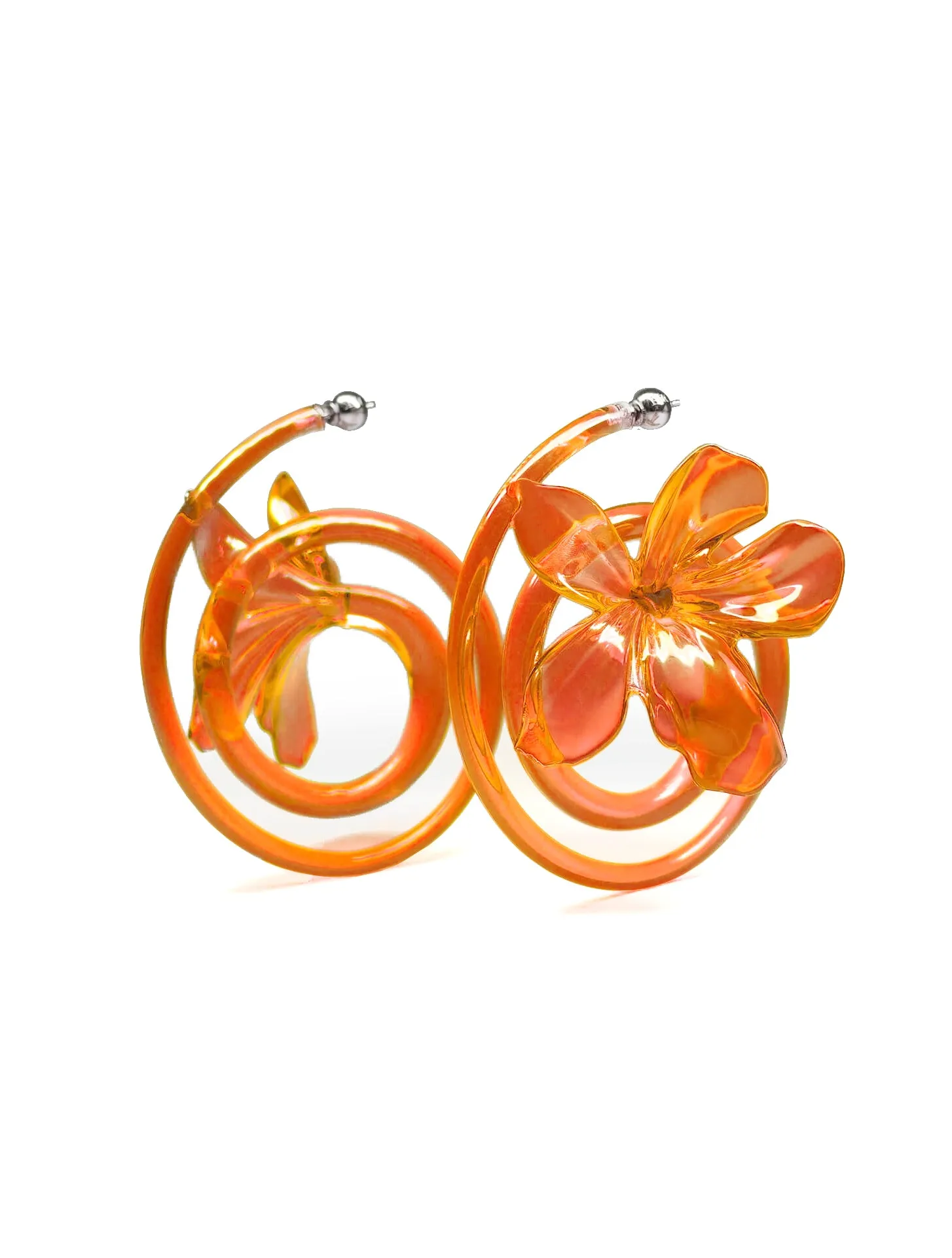 Hugo Kreit Floral Twist Ear Hoops