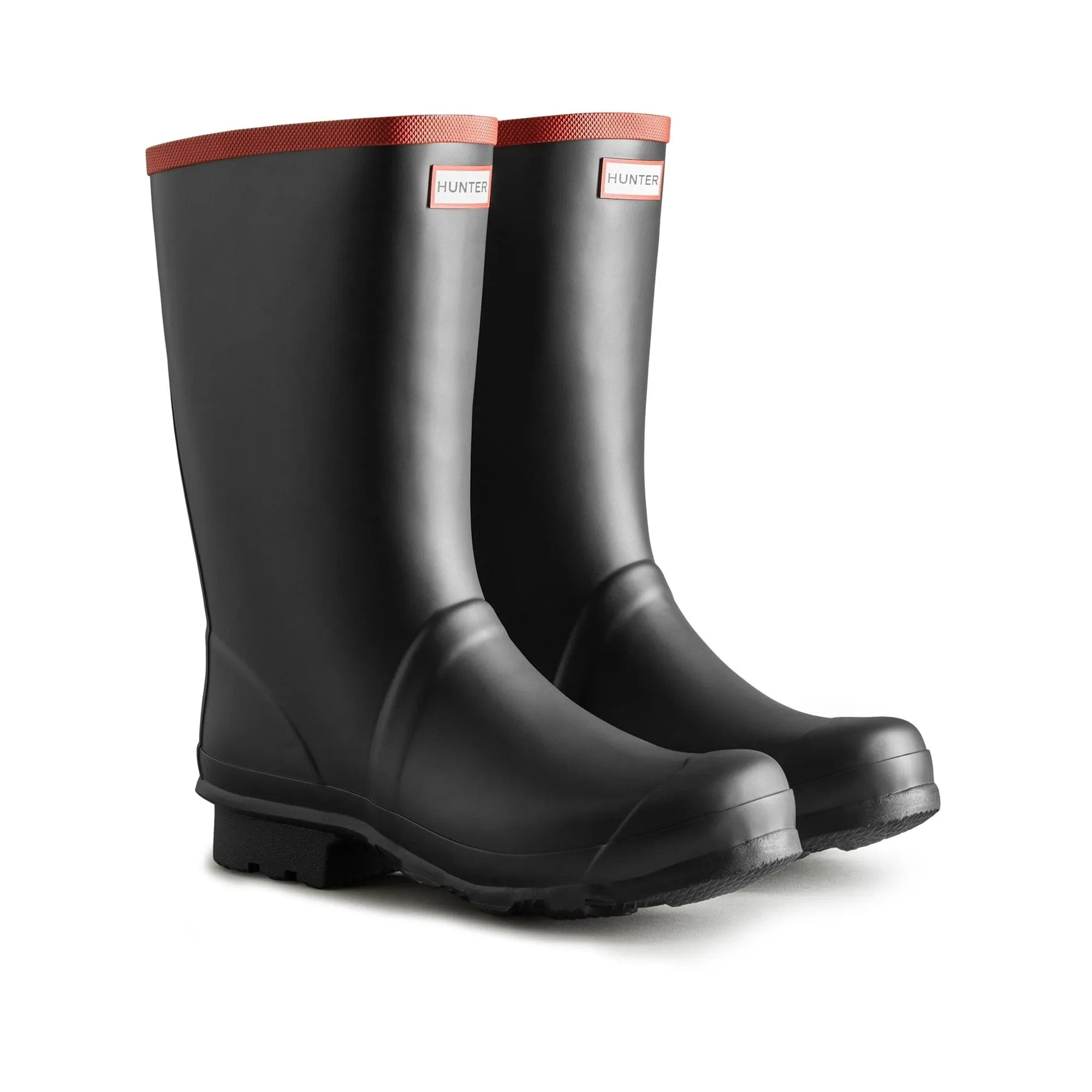 Hunter Argyll Short Knee Wellington Boots - Black