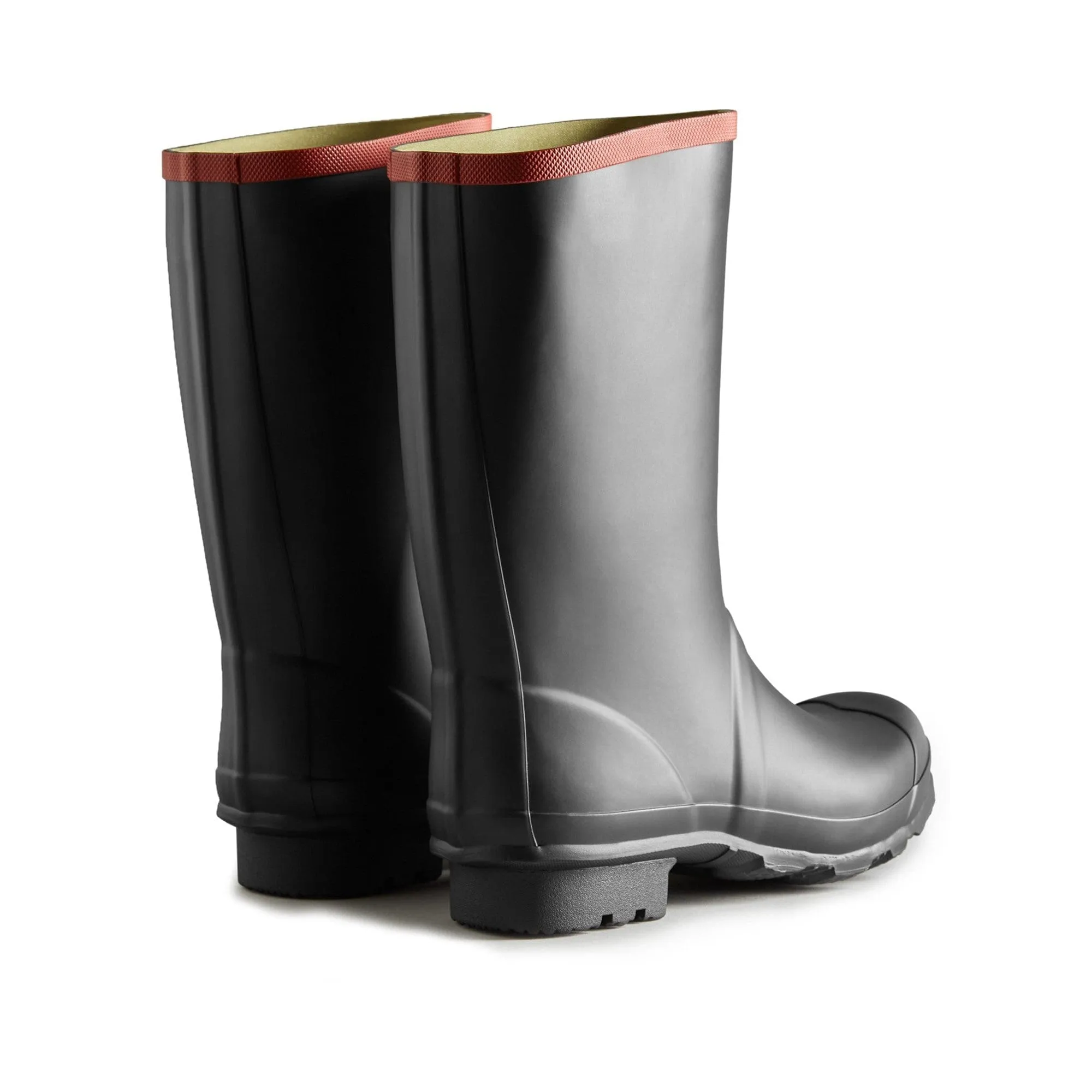 Hunter Argyll Short Knee Wellington Boots - Black