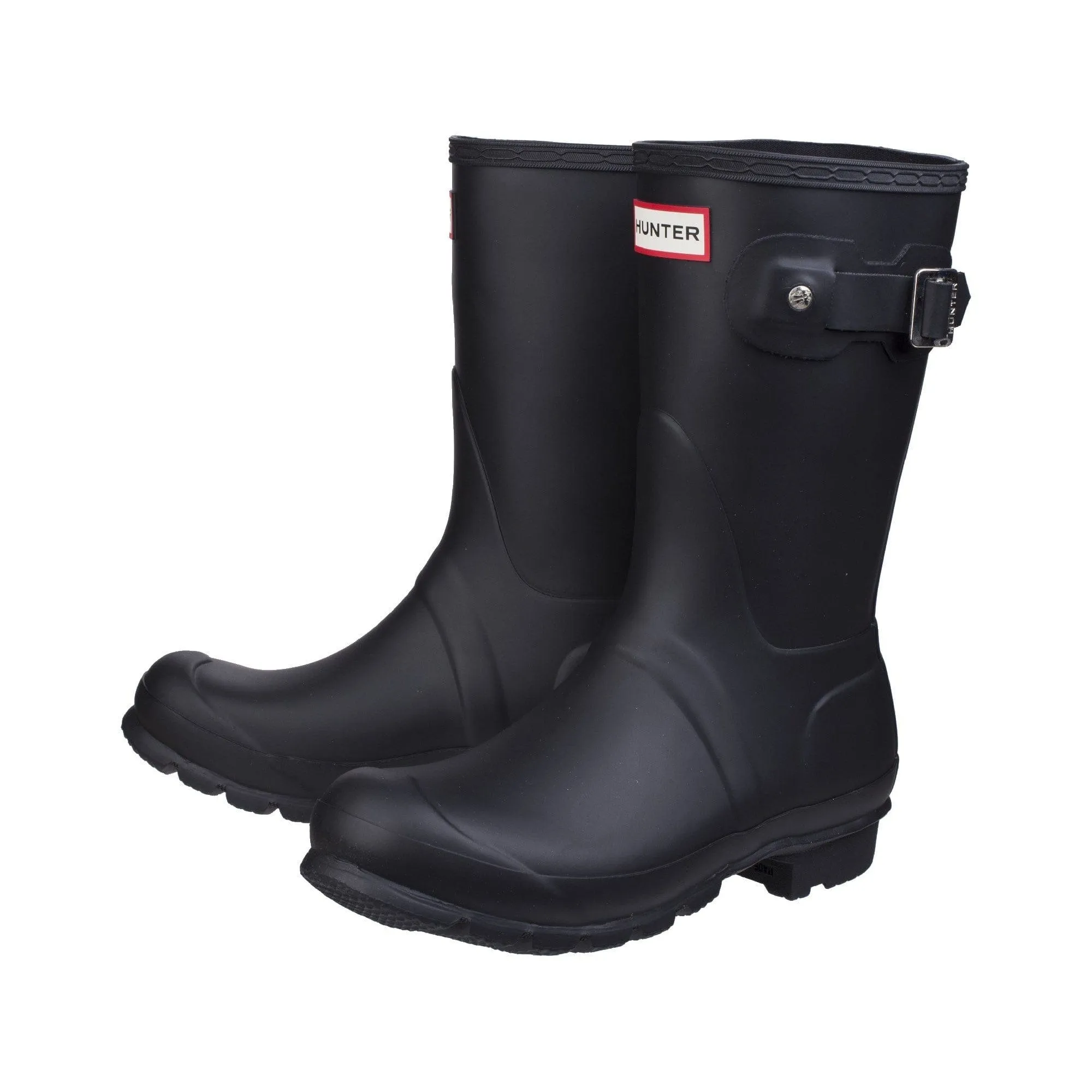 Hunter Original Short Womens Wellington Boots - Black