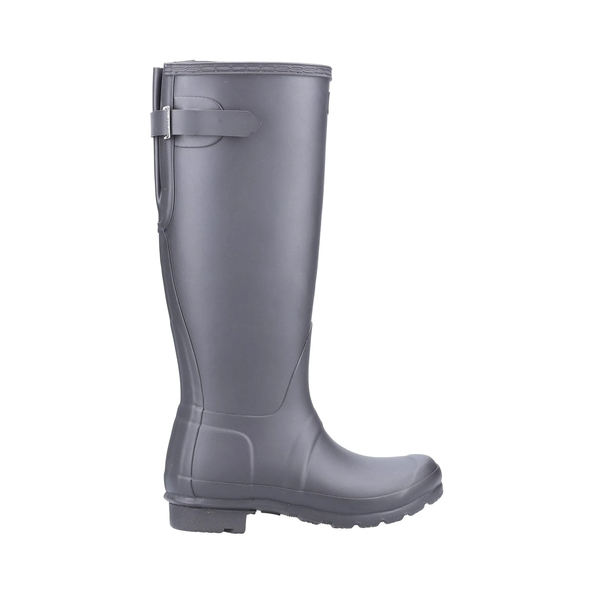 Hunter Original Tall Back Adjustable Womens Wellington Boots - Black