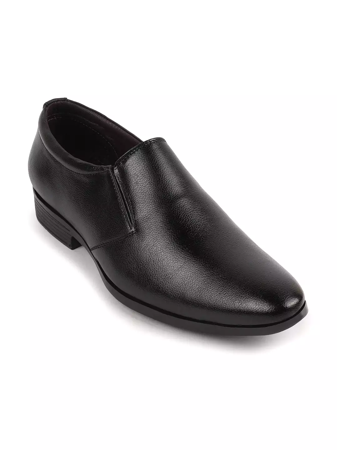 Men Black Formal Office Slip On Shoes