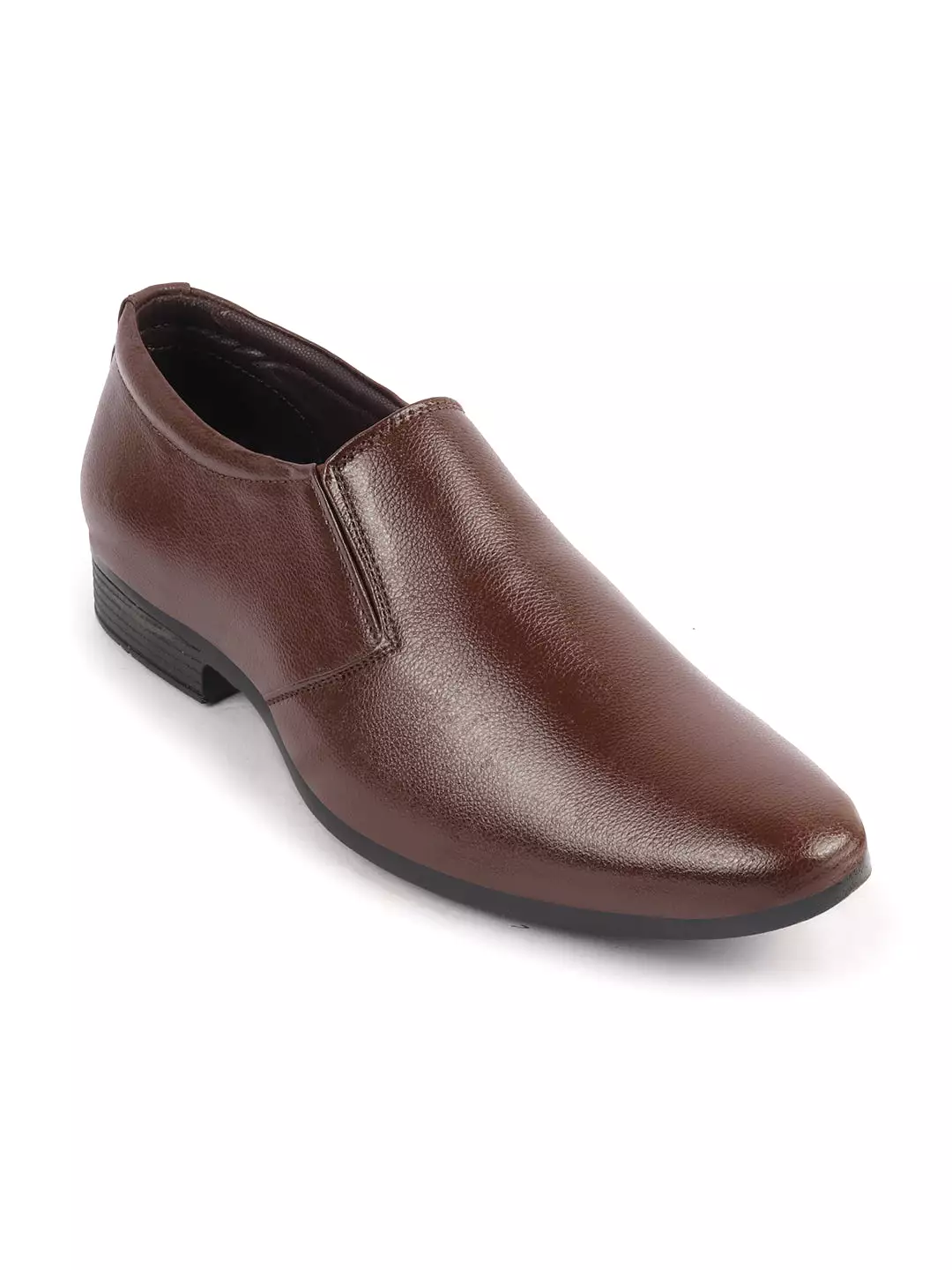 Men Brown Formal Office Slip On Shoes