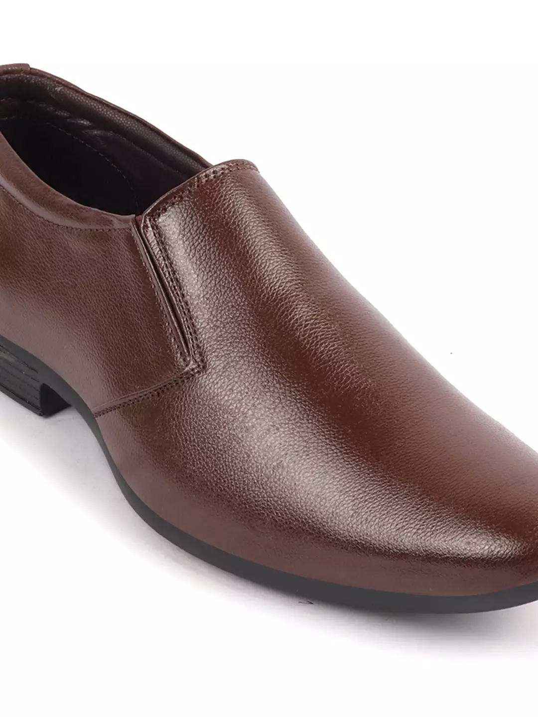 Men Brown Formal Office Slip On Shoes