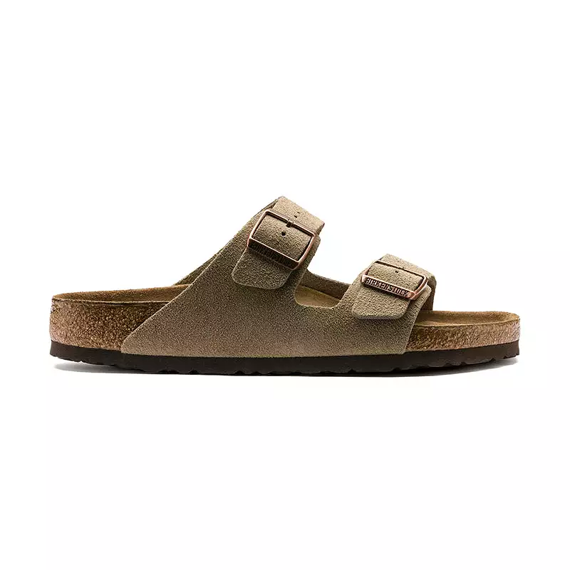 Men's Arizona Soft Footbed Taupe Suede