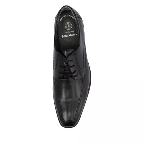 Mens Julius Marlow Draft Black Leather Work Lace Up Formal Dress Shoes