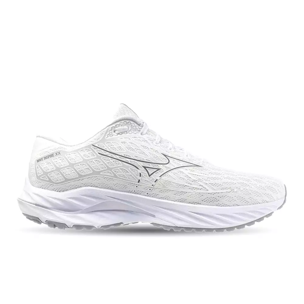 Mizuno Men's Wave Inspire 20 -  White/Iron Gate