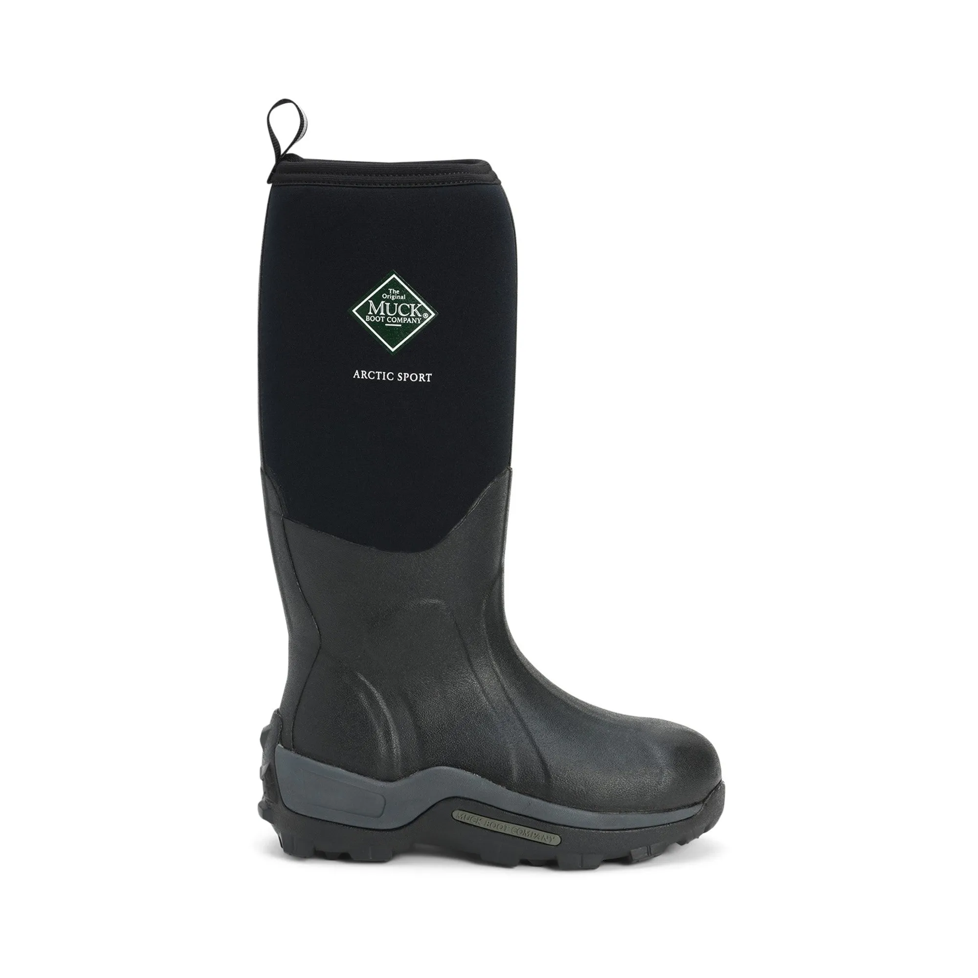 Muck Boots Arctic Sport Pull On Wellington Boot - Black/Black