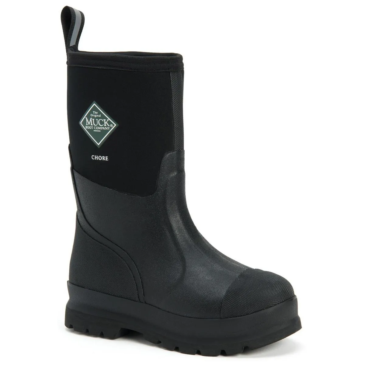 Muck Boots Chore Classic Mid Patterned Wellington Black