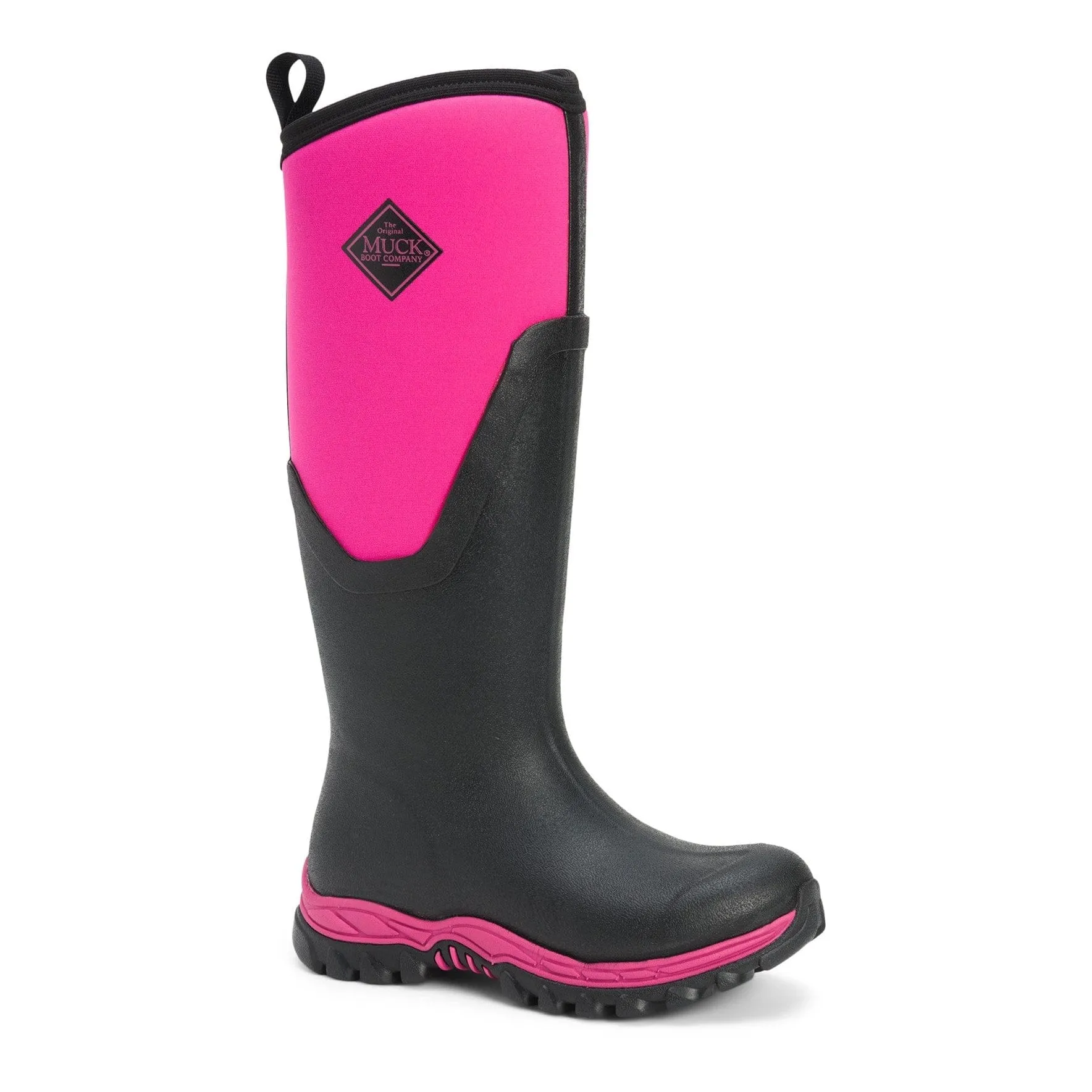 Muck Boots MB Arctic Sport II Tall Wellingtons - Black/Pink