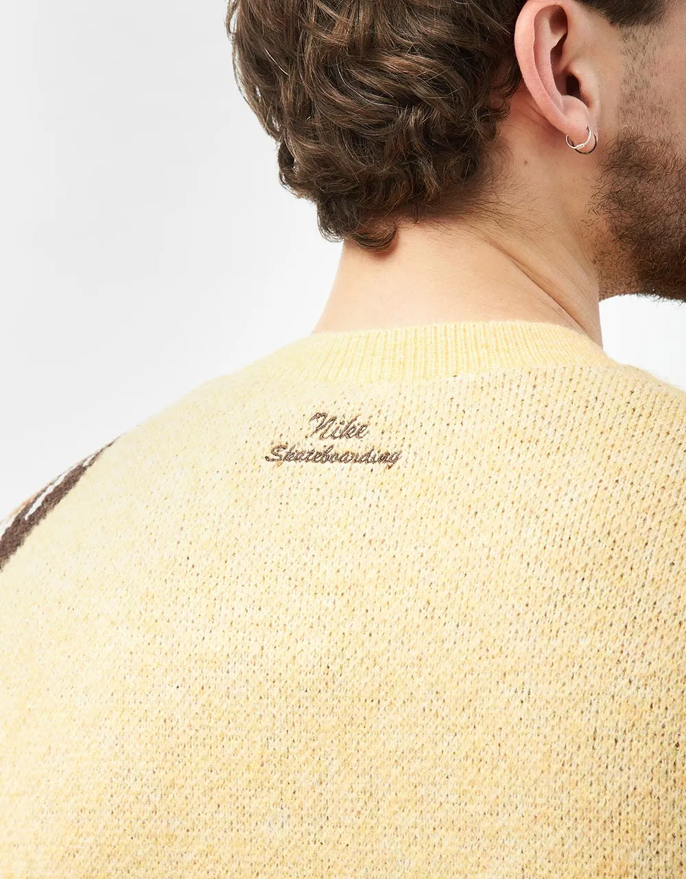 Nike SB Snake Sweater Vest - Celestial Gold/Light British Tan