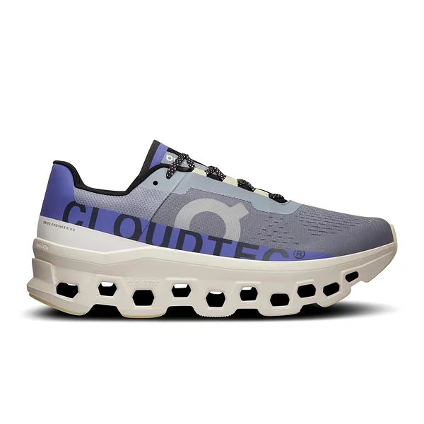 On Men's Cloudmonster - Mist/Blueberry