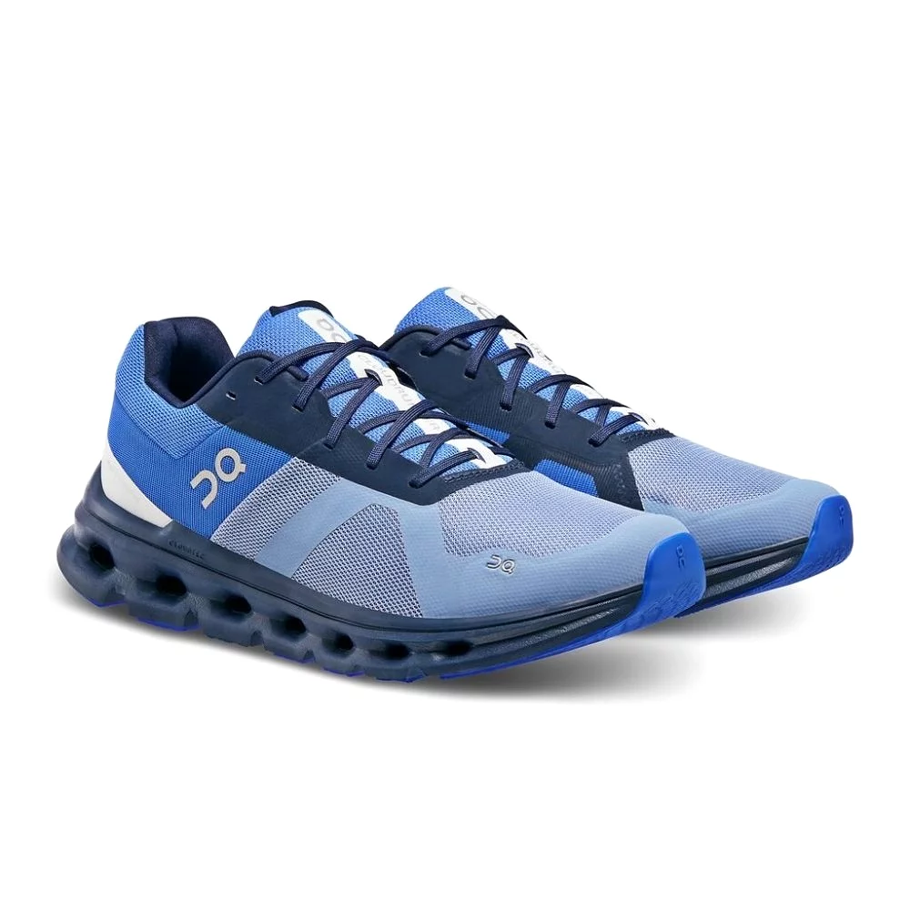 On Men's Cloudrunner - Shale/Cobalt