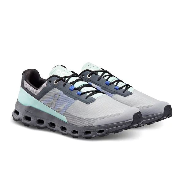 On Men's Cloudvista Trail Running Shoes - Alloy/Black