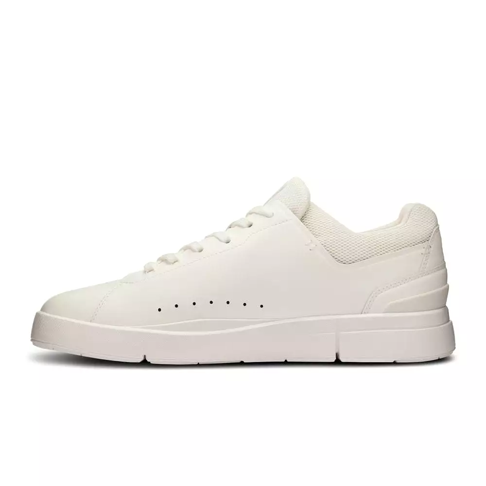 On Men's THE ROGER Advantage 2 Sneaker - White/Undyed