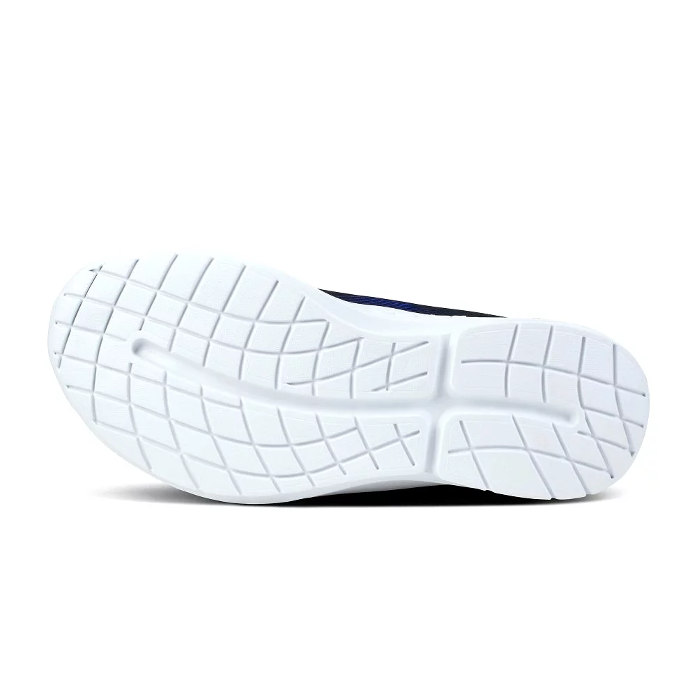 Oofos Men's OOmg Sport Low Shoe - White & Navy