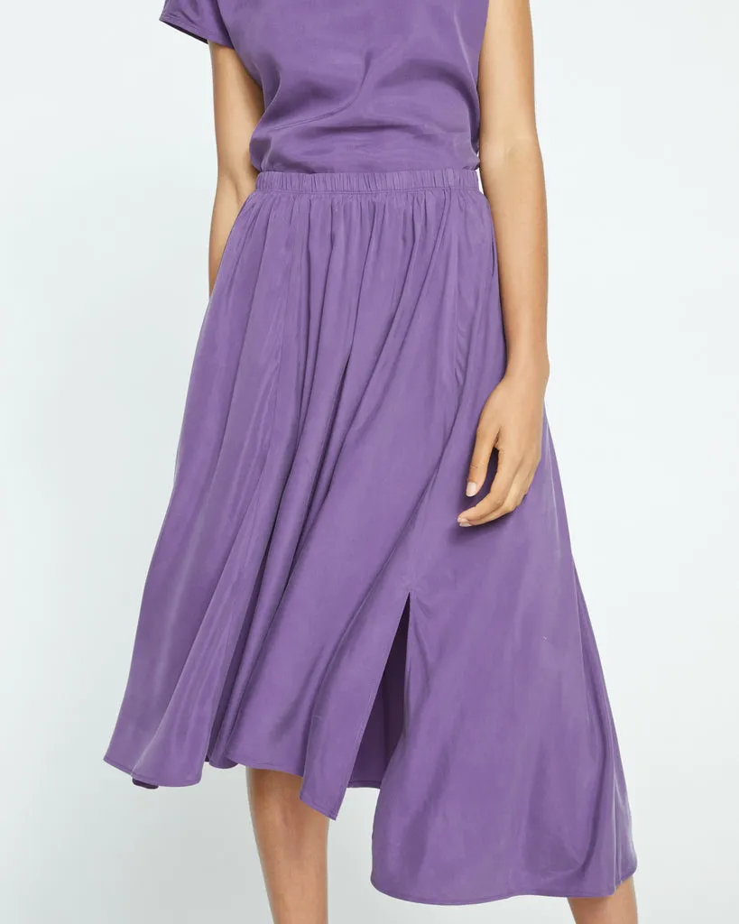 Palma Cupro Skirt - Potion Purple