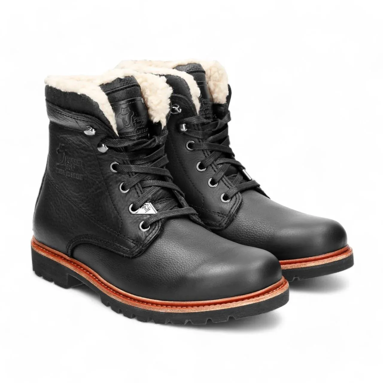 Panama Jack - Men's Black Leather P03 Aviator Boots