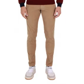 PANTALONE UOMO CHINOS IN VELLUTO, BEIGE