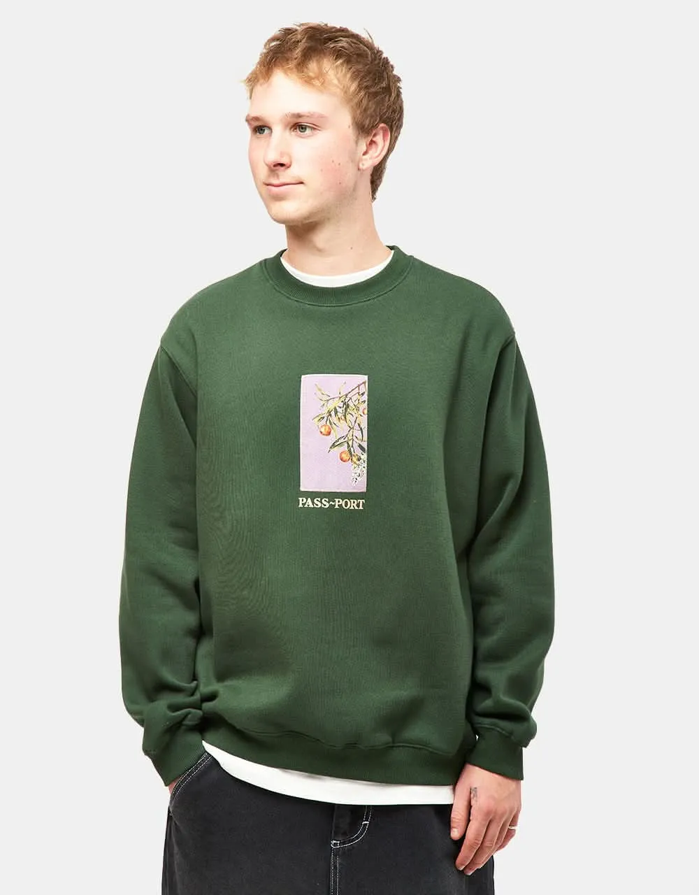 Pass Port Quandong Sweater - Forest Green